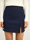 Mini Damenrock Marineblau