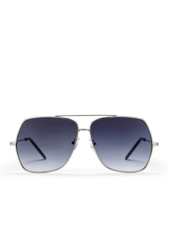 Chpo Unisex Sunglasses with Silver Frame and Si...
