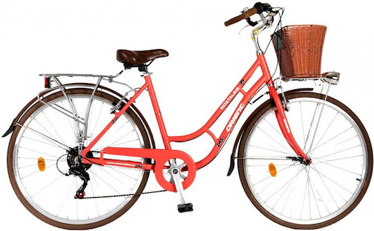 Orient Nostalgie 28" Rot Fahrrad Stadt mit Gängen