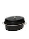 Juro-Pro Dutch Oven Oval Cast Iron 1pcs