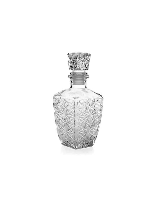 Yuk Bottle Water Glass with Screw Cap Transparent 850ml