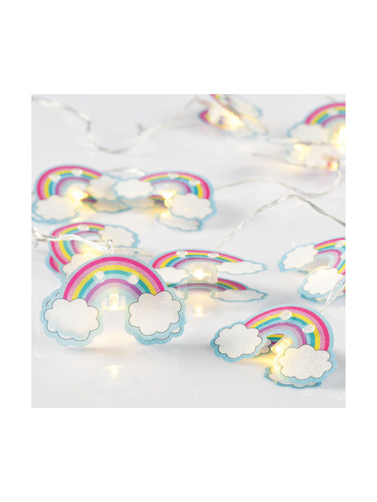 Aca Rainbow" Γιρλάντα Φωτισμού LED με 10 Λαμπάκια