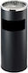 Temno Metallic Waste Bin 35lt Black