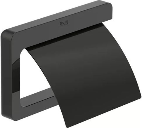 Roca De perete Suport de hârtie Metal Neagră 8433290115451