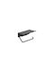 Roca Wall-mounted Paper Holder Metallic Black
