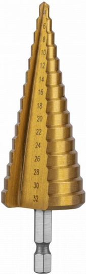 Burghiu În Trepte Conic Hogert Ht6d322 4-20 Mm 1/4''