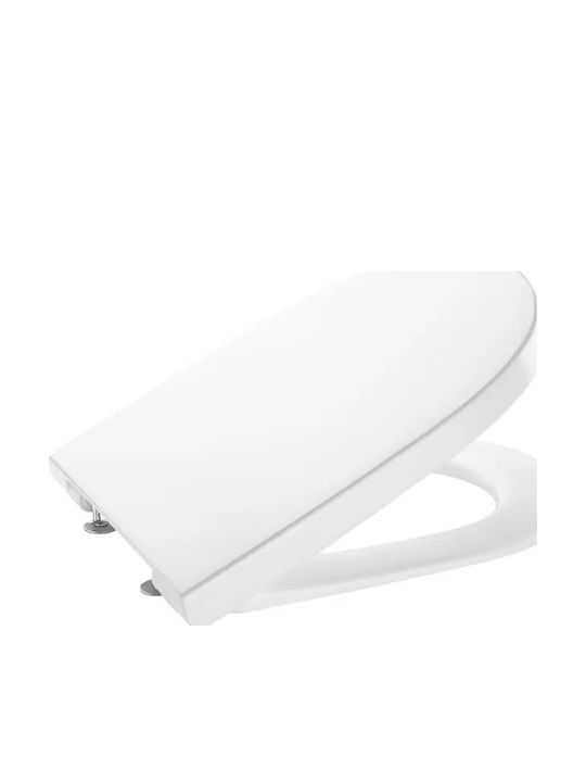 Roca Gap Round Καπάκι Λεκάνης Πλαστικό 35.7x41.9cm Λευκό