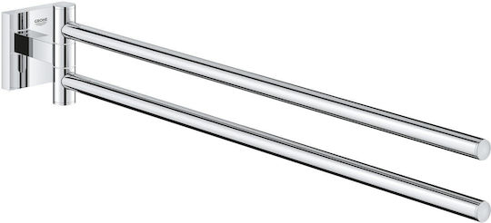 Grohe Calea ferată de Baie Dublă De Perete cu șuruburi Argintiu Grohe Calea ferată de Baie Dublă De Perete cu șuruburi Argintiu