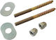 Toilet Bowl Fixing Screws 2pcs Icsp B0034