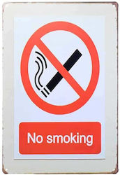 Πινακίδα No Smoking Μεταλλική Vintage 21×30εκ Tp1003 Πινακίδα No Smoking Μεταλλική Vintage 21×30εκ Tp1003