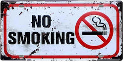 Πινακίδα No Smoking Μεταλλική Vintage 32×16εκ Tp4146 Πινακίδα No Smoking Μεταλλική Vintage 32×16εκ Tp4146