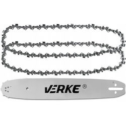 Set Lame de Drujbă 38 Cm 2 Lanțuri Verke V90440