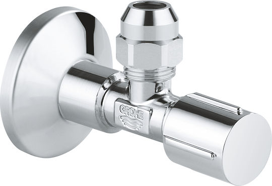 Grohe 22045000 Valve Faucet 1/2 Inch x 3/8 Inch Without Marking Chrome