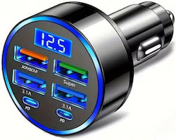 Iso Trade Φορτιστής Αυτοκινήτου με Θύρες 4xUSB-A 2xType-C Iso Trade Φορτιστής Αυτοκινήτου με Θύρες 4xUSB-A 2xType-C