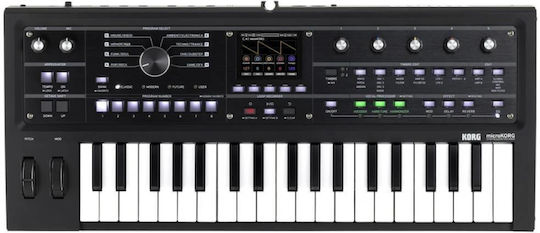 Korg Synthesizer MicroKORG με 37 Δυναμικά Πλήκτρα Διάφανο