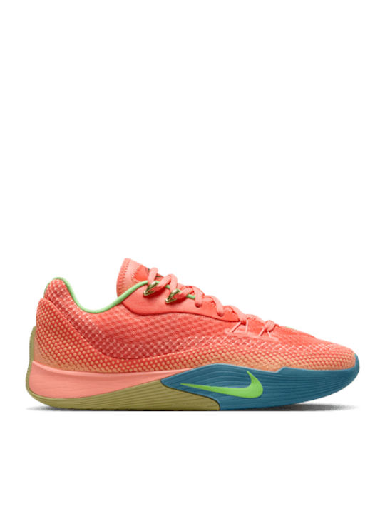 Nike Flare Low Basketball Shoes Coral