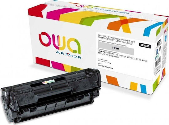 Toner Cartridge Owa Armor Canon Fax L100 120 I-Sensys MF 4010 4120 4140 4150 4270 2000 Pages FX10 Black Black FX-10