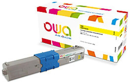 Owa Armor Toner Patrone OKI C301 C321 Mc332 Mc342 1500p 44973533 Gelb Gelb