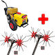 Set Baston Culegător de Măslini Ansamblu Robin 6hp 2 Verge Agrotechnic X Quattro Cf