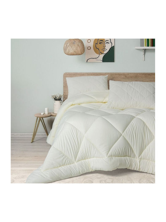 Cottonbox Set Pilotă Single 160x200cm Ecru 4buc