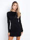 Rochie Mini de Seară Neagră