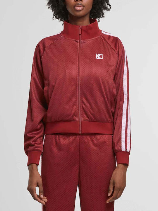 Women's Sweatshirt Jacket Red