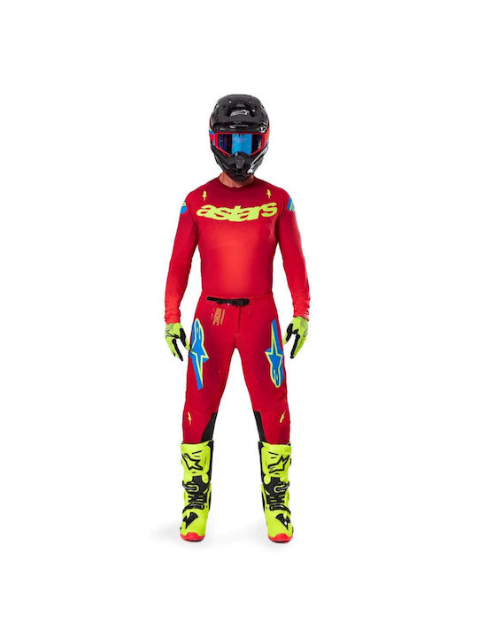 Alpinestars Long Sleeves Cycling Jersey Red