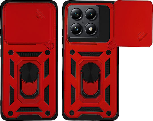 Ring Armor Campro Sonique Xiaomi Xiaomi 14t Red Mobile Phone Case