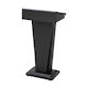 Metal Music Stand Black Matte 60x50x120cm