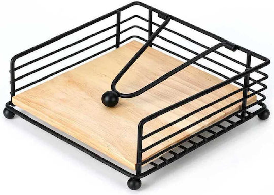 Yuk Държач за салфетки Черен 20x20см CTC96