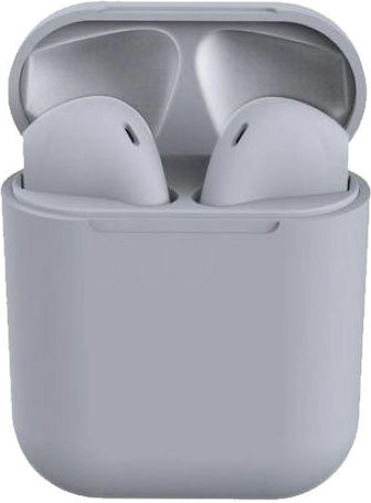 i12 TWS In-ear Bluetooth Handsfree Căști cu Carcasă de Încărcare Gri