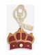Alviero Martini Charm Keyholder Crown Maple Red 25il4pp4186200313 Βουργουνδι