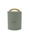 Ankor Sugar Jar with Metallic Green Lid 11x11x15cm 1 Piece