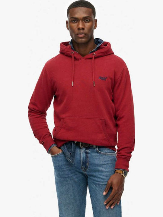 Superdry 'essential Logo' Φούτερ με Κουκούλα Κό...