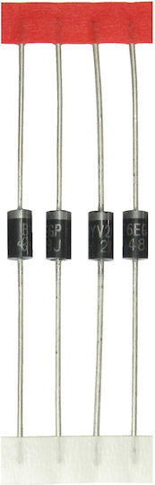 Vishay Δίοδος Rectifier με Τάση 1000V και Ένταση 1A 4τμχ BYV26EGP