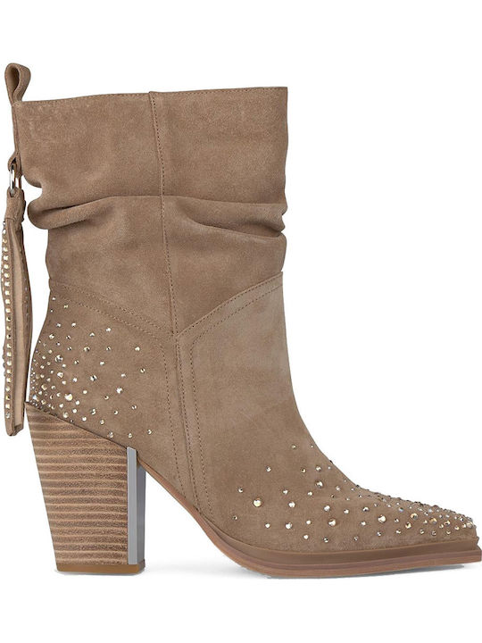 Women's Ankle Boots Beige