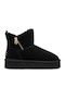 Leather Women's Ankle Boots Black