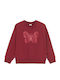 Kids Sweatshirt Bordeaux, Red