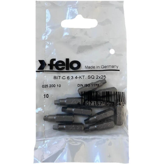 Set 10 Stück Industrielle Serie Quadrat Profil C6.3 Quadrat 2 2,80mm 25mm