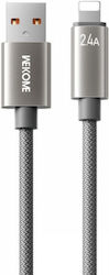 WK Wdc-63i Braided USB-A to Lightning Cable 12W 1.2m WK Wdc-63i Braided USB-A to Lightning Cable 12W 1.2m