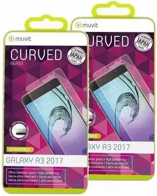 Muvit Tempered Glass 2τμχ (Galaxy A3 2017)