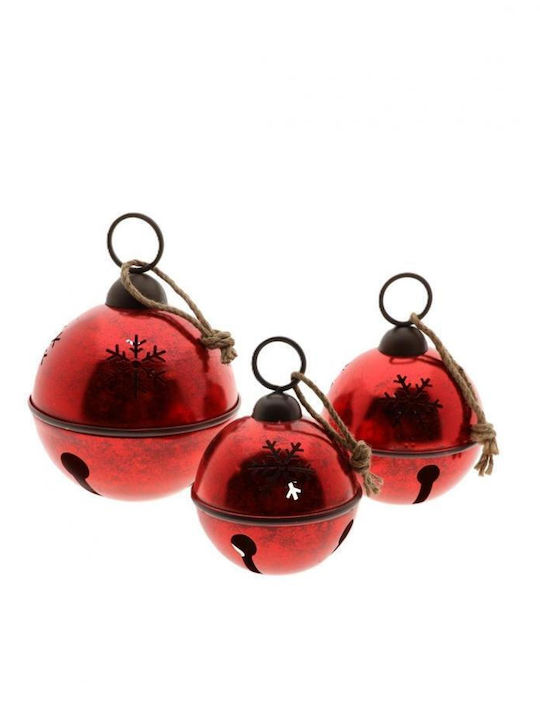 Atmosphera Christmas Figure Bell Red Bell Red Height 42cm