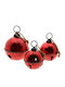 Atmosphera Christmas Figure Bell Red Bell Red Height 42cm