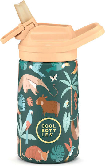 Cool Bottles Kids Water Bottle Stainless Steel Kiddies 350ml