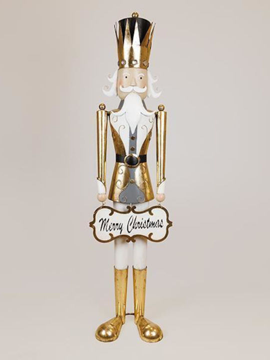 Eurolamp Metal Christmas Nutcracker 165cm Gold