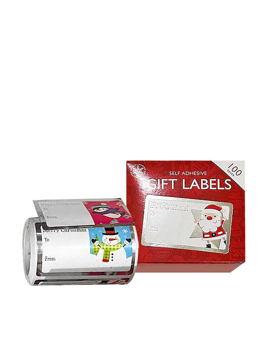 XMASfest Χριστουγεννιάτικα Αυτοκόλλητα 3.5x5.5εκ.