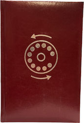 Phone Book Red 14x21cm