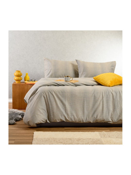 Melinen Trinity Super-Double Bed Sheets Set wit...