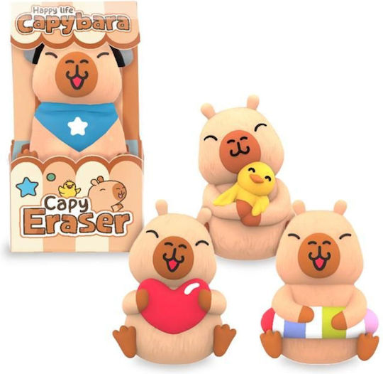 Radiergummis Trend Happy Life Capybara 966391 Zufällige Auswahl des Designs