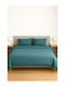 Sheet King Size 275x290cm. Τ180 Petrol